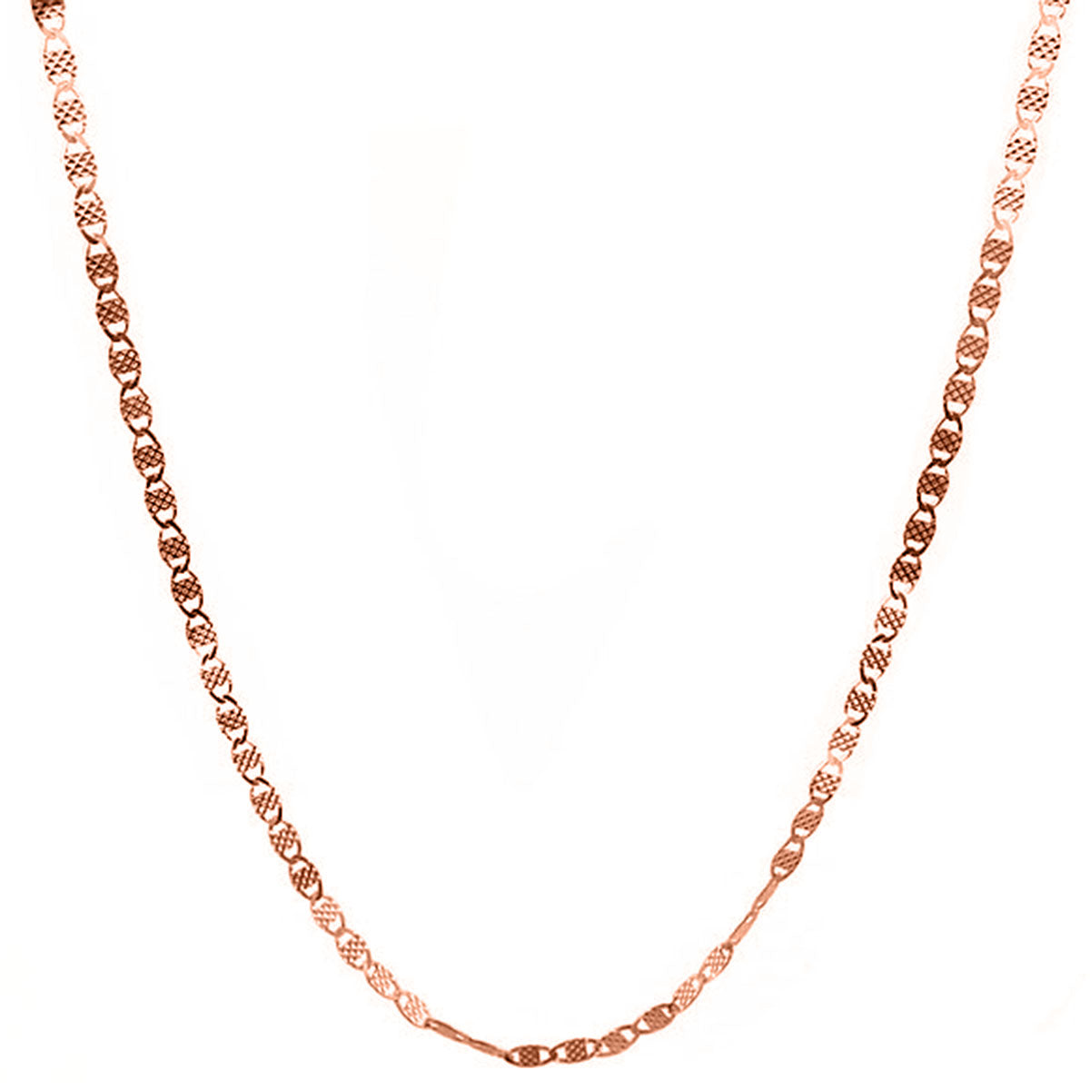 925 Silber rosévergoldet Kette ca. 50 cm ca. 2,90g