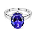 Rhapsody AAAA Tansanit Ring 950 Platin (Größe 18.00) ca. 6,24 ct