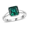 AAA Lab Grown Smaragd AGI zertifiziert Ring 417 Gold (Größe 20.00) ca. 2.50 ct
