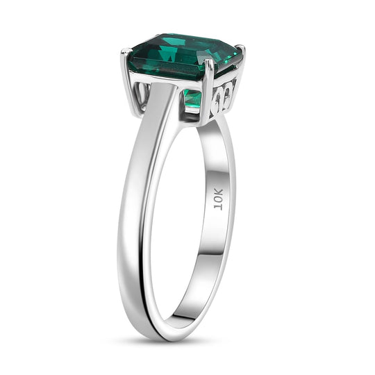 AAA Lab Grown Smaragd AGI zertifiziert Ring 417 Gold (Größe 18.00) ca. 2.50 ct