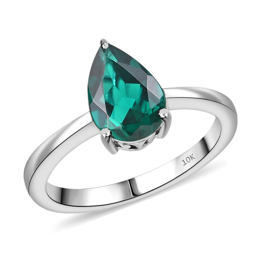 AAA Lab Grown Smaragd AGI zertifiziert Ring 417 Gold (Größe 19.00) ca. 2.50 ct
