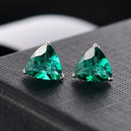 AAA Lab Grown Alexandrit AGI zertifiziert Ohrringe 417 Gold ca. 3.30 ct