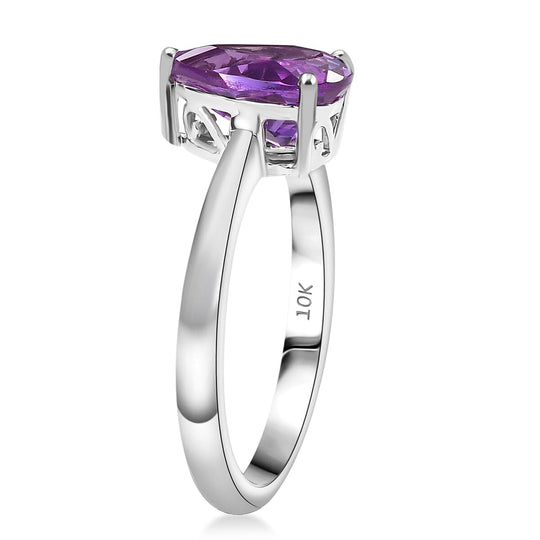 AAA Lab Grown Farbwechsel-Saphir AGI zertifiziert Ring 417 Gold (Größe 18.00) ca. 2.50 ct