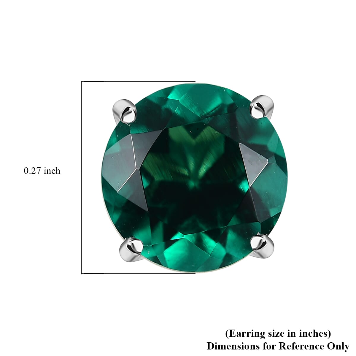 AAA Lab Grown Smaragd AGI zertifiziert Ohrringe 417 Gold ca. 3.12 ct
