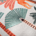 Teppich Digitaldruck Blüten, Baumwolle Polyester, 120 x 180 cm