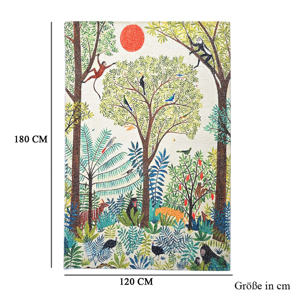 Digitaldruck Baum, Baumwolle Polyester, 120 x 180 cm