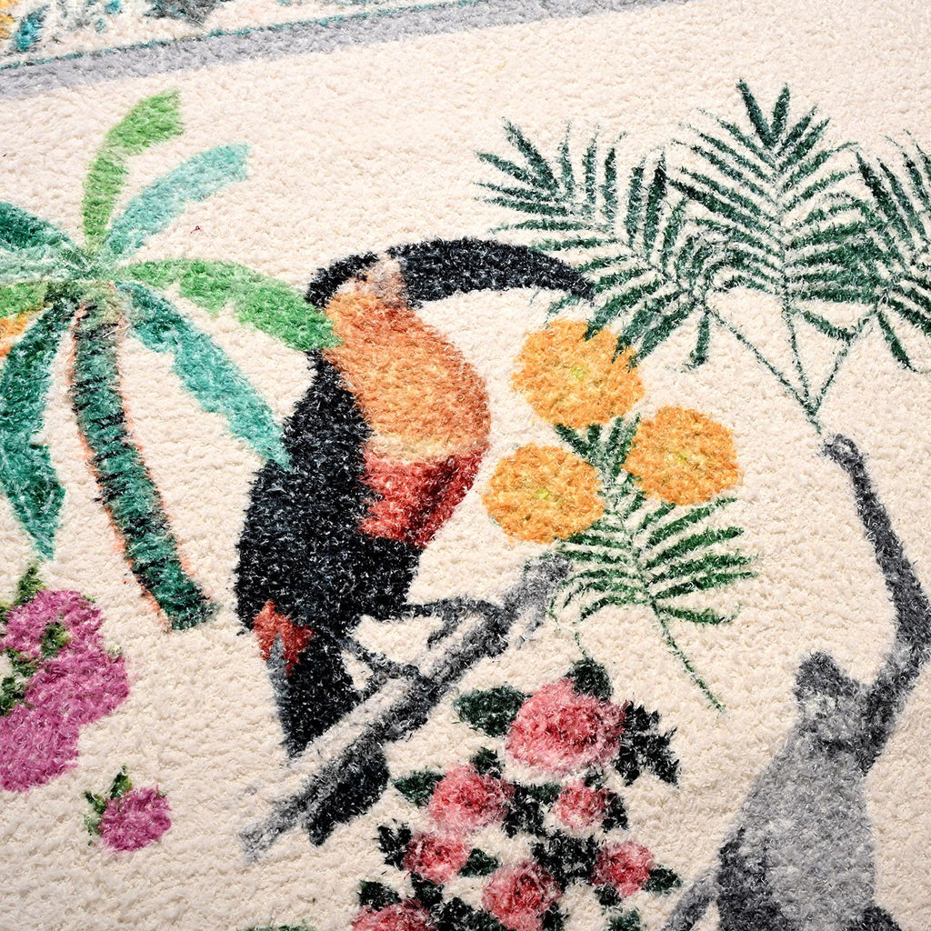 Teppich Digitaldruck Tiermotiv, Baumwolle Polyester, 120 x 180 cm