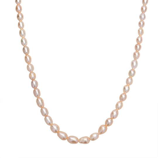 AA mehrfarbige Süßwasser Perle Halskette, 45+5cm, 925 Silber Gelbgold Vermeil