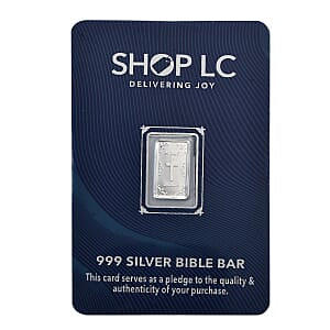 EXKLUSIVES GESCHENK 999 Silber BIBEL Barren, ca. 1,00g