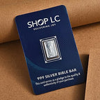 EXKLUSIVES GESCHENK 999 Silber BIBEL Barren, ca. 1,00g