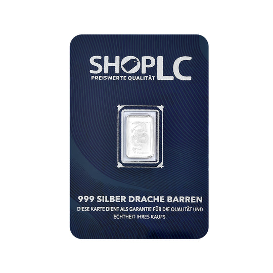 EXKLUSIVES GESCHENK - 999er Silber Schlange Barren, ca. 1,00g