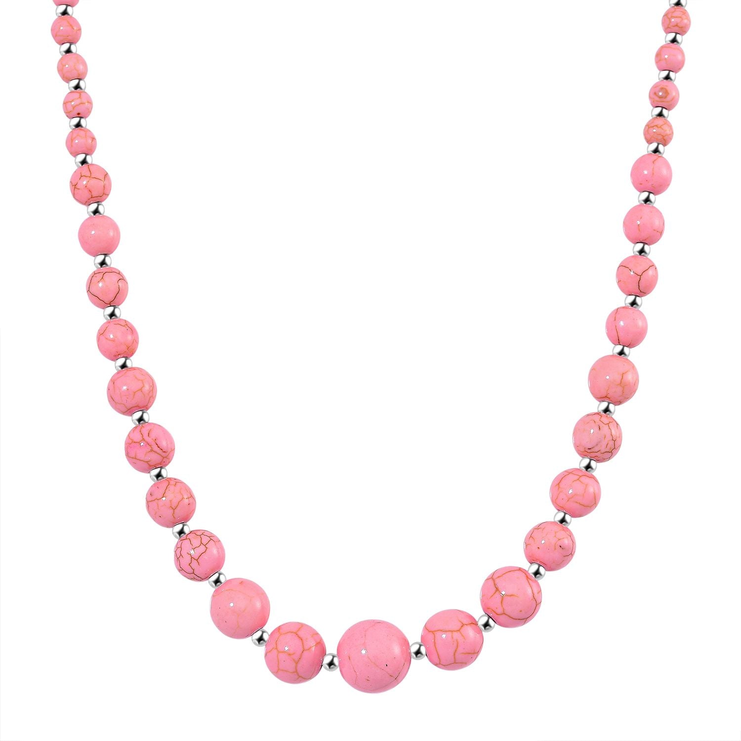 Almandin Halskette ca. 45 cm+ 5 cm Extender, ca. 160,00 ct.