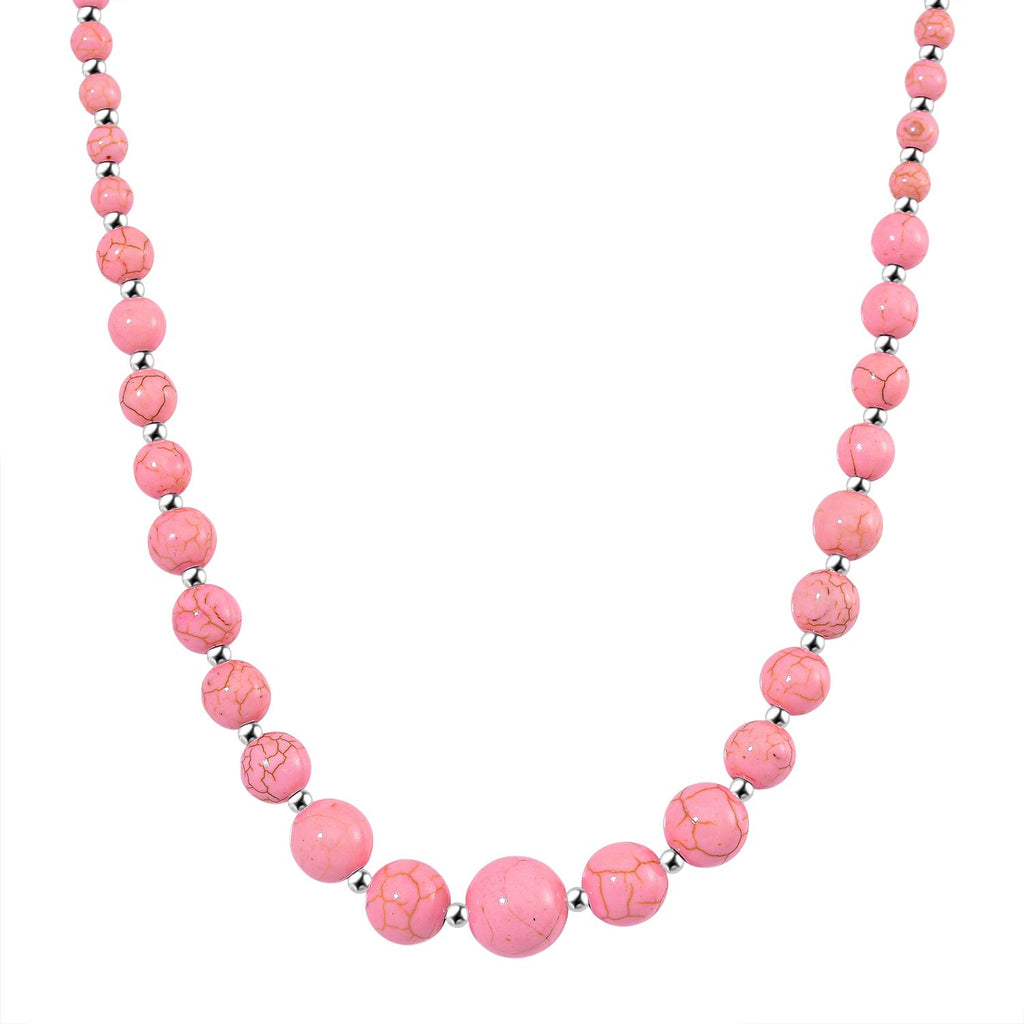Almandin Halskette ca. 45 cm+ 5 cm Extender, ca. 160,00 ct.