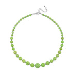 Grüner Howlit Halskette ca. 45 cm+ 5 cm Extender, ca. 160,00 ct.