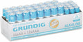 Grundig Alkaline-Batterien, 12x AAA (LR03) und 24x AA (LR6), 36 Stück