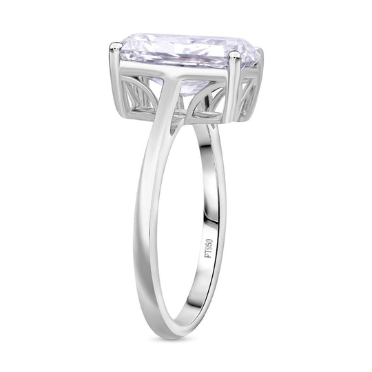 LUXURIANT DIAMOND - Lab Grown Diamant VS-EF IGI zertifiziert Ring 950 Platin (Größe 18.00) ca. 5.00 ct