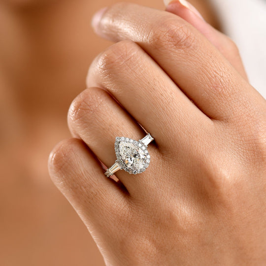 LUXURIANT DIAMOND - Lab Grown Diamant VS-EF IGI zertifiziert Ring 950 Platin (Größe 19.00), ca. 3.00 ct.