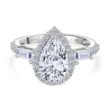 LUXURIANT DIAMOND - Lab Grown Diamant VS-EF IGI zertifiziert Ring 950 Platin (Größe 19.00), ca. 3.00 ct.