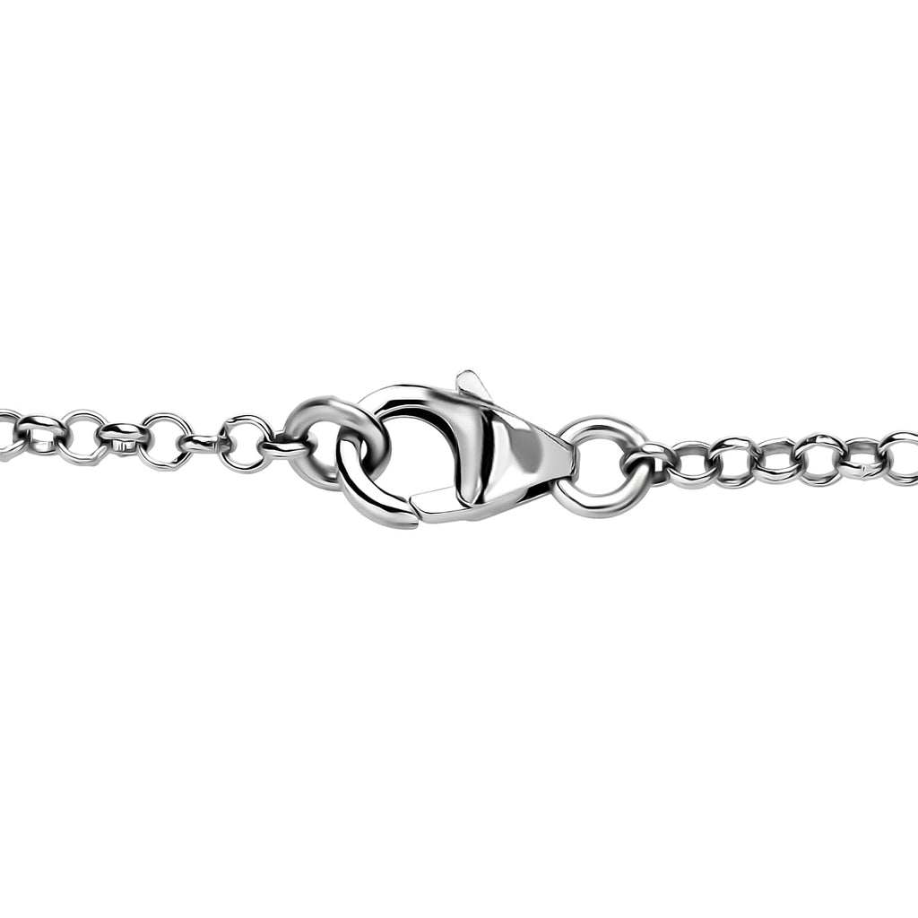 Polki Moissanit Halskette ca. 45 cm 925 Silber rhodiniert ca. 8.00 ct