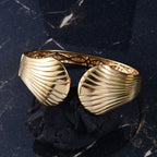 Ever True Bronzella Kollektion Statement Messing  Armreif ca. 19 cm ca. 13,42g