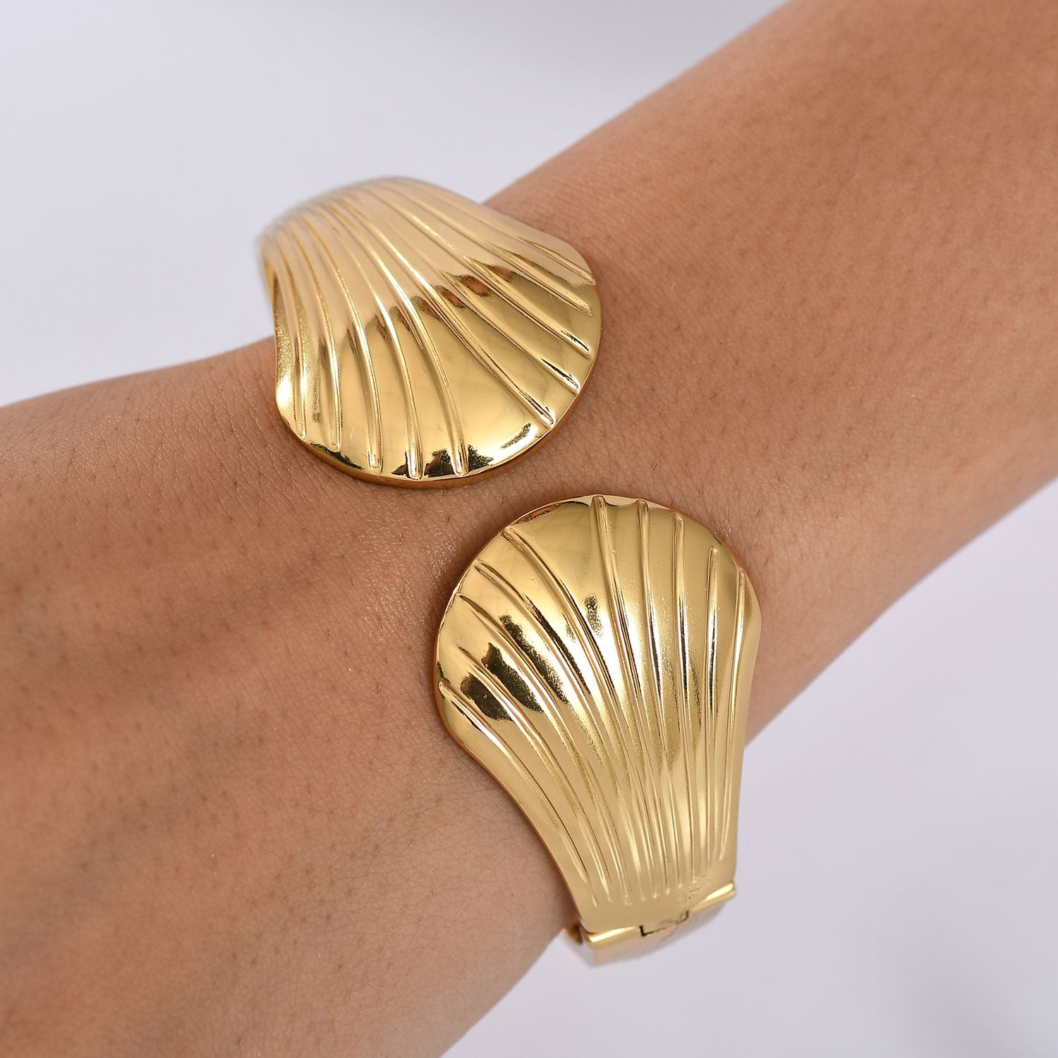 Ever True Bronzella Kollektion Statement Messing  Armreif ca. 19 cm ca. 13,42g