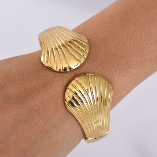 Ever True Bronzella Kollektion Statement Messing  Armreif ca. 19 cm ca. 13,42g