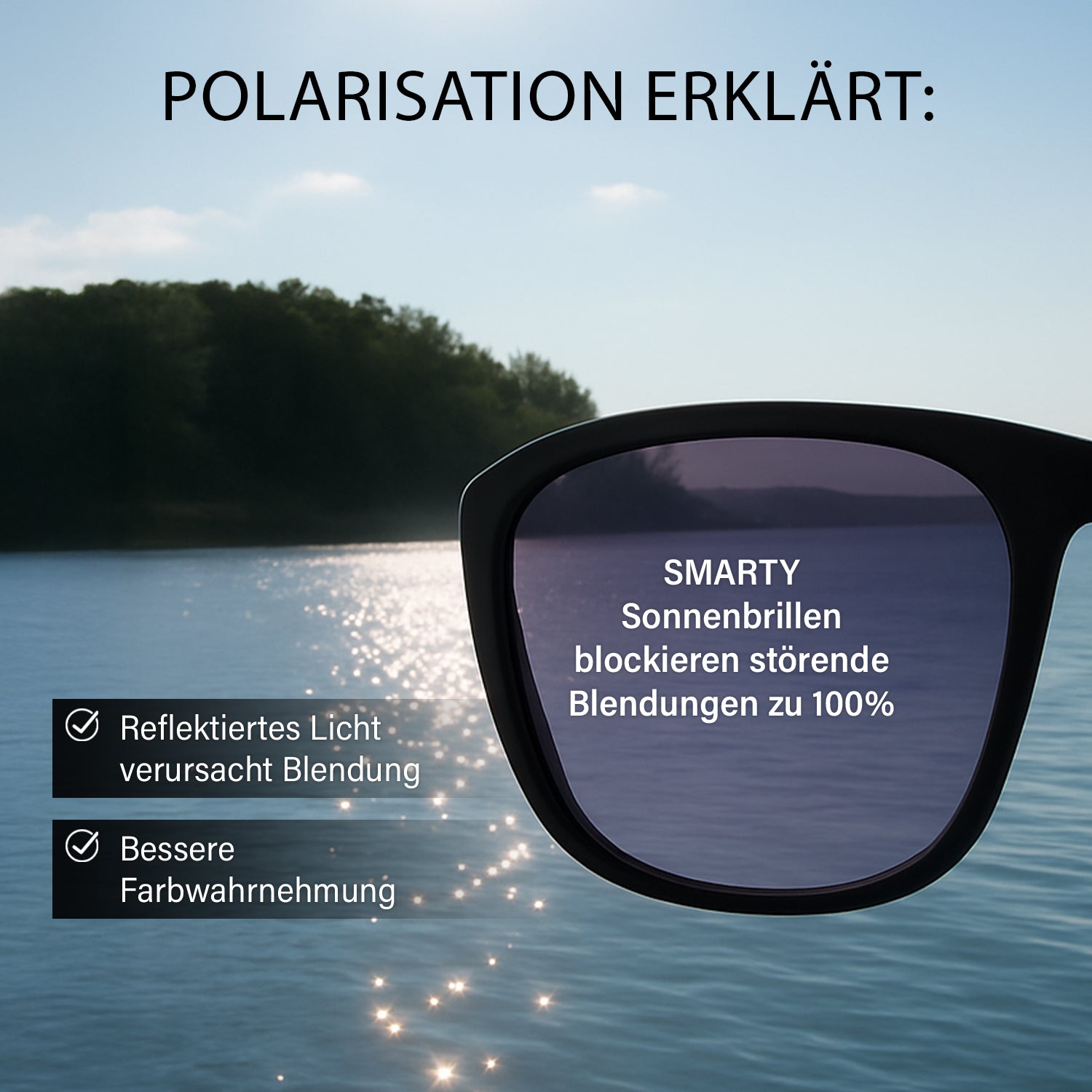 Sole & Luce, Swiss Eyewear, U400 Schutz Sonnenbrille, Schwarz