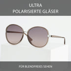 Sole & Luce - Swiss Eyewear, UV400 Sonnenbrille, Grau