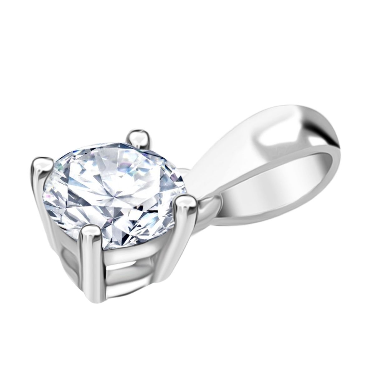 LUXURIANT DIAMOND - Lab Grown Diamant VS-EF SGL zertifiziert Anhänger 950 Platin ca. 0.25 ct