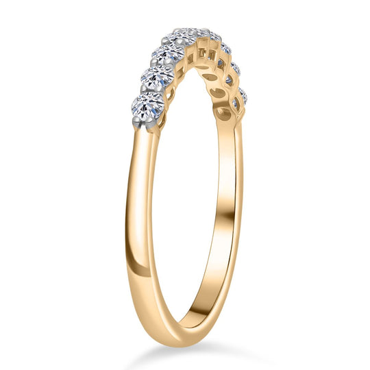 LUXURIANT DIAMOND - Lab Grown Diamant SI-GH SGL zertifiziert Ring 375 Gold (Größe 21.00) ca. 0.50 ct