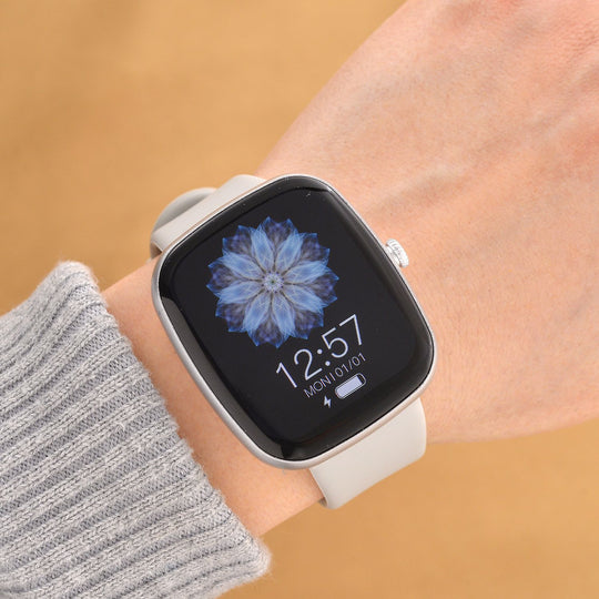V510 Smartwatch, 4-in-1 Set, 1x Smartwatch, 3x Wechselarmbänder, Wasserdichtes Gehäuse, Silikonband, Blau