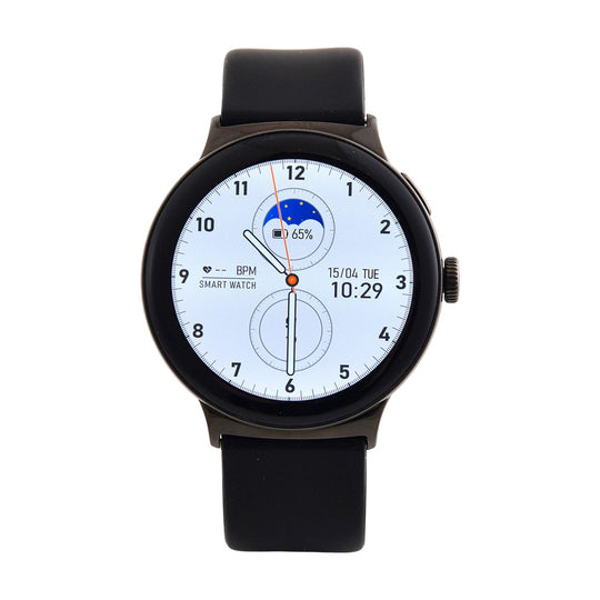LA99 Smartwatch - 3-in-1 Set, AMOLED Display, Wasserdicht, Bluetooth-Anrufe, GPS-Sportmodi, Gesundheits- und Schlaftracking, OnWear Pro App, CE- & ROHS-zertifiziert, 3,63?cm, Schwarz
