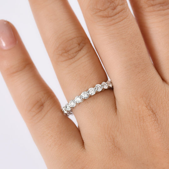 LUXURIANT DIAMOND - Lab Grown Diamant SI-GH Ring Ring 375 Weiß Gold (Größe 18.00) ca. 2.35 ct