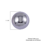 Terahertz Ohrringe 925 Silber rhodiniert ca. 10.00 ct