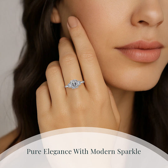 LUXURIANT DIAMOND - Lab Grown Diamant Ring 950 Platin (Größe 17.00) (7-8 Werktage Lieferzeit) ca. 2.00 ct