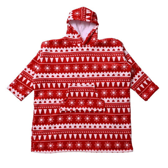 Doppellagiger Hoodie mit Tasche, Grau