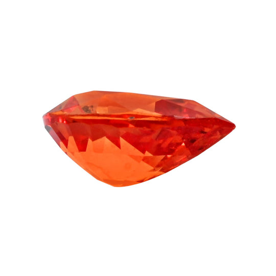 AAAA Sunset Sapphir Tropfen 8x6 1.57 ct
