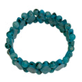 Flexibles Kiwi-Türkis-Jaspis Armband - 160 ct.