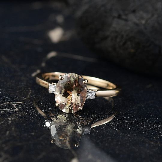 LUXORO AAA Turkizit, Weißer Diamant AGI zertifiziert Ring 585 Gold (Größe 20.00) ca. 2.10 ct