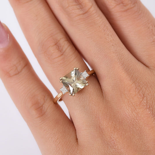 LUXORO AAA Turkizit, Weißer Diamant AGI zertifiziert Ring 585 Gold (Größe 17.00) ca. 3.00 ct