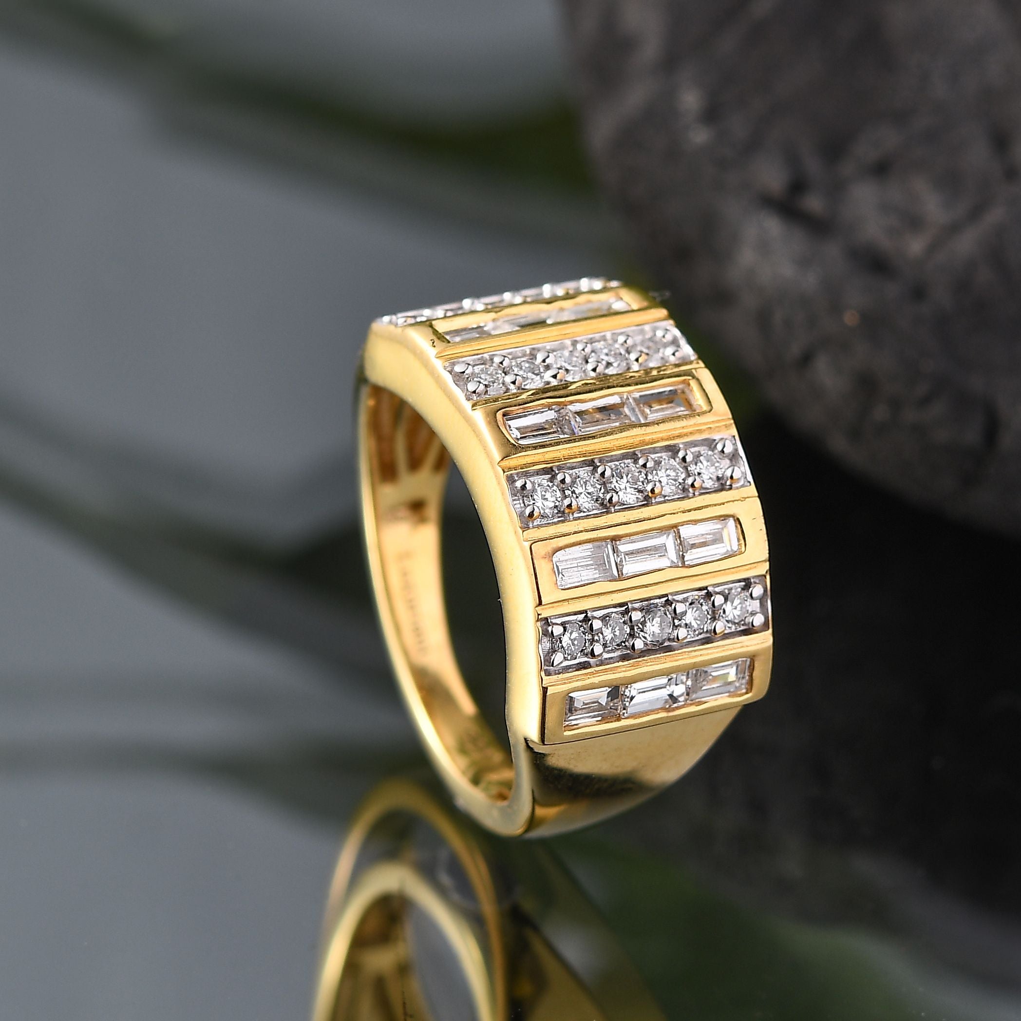 Rhodiniert und 750 Gelbgold Vermeil