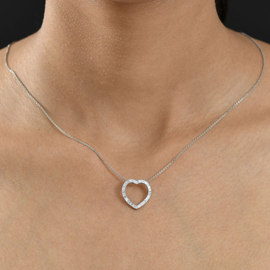 RHAPSODY IGI zertifizierter VS-EF Herz Diamant Anhänger in 950 Platin - 0,50 ct.