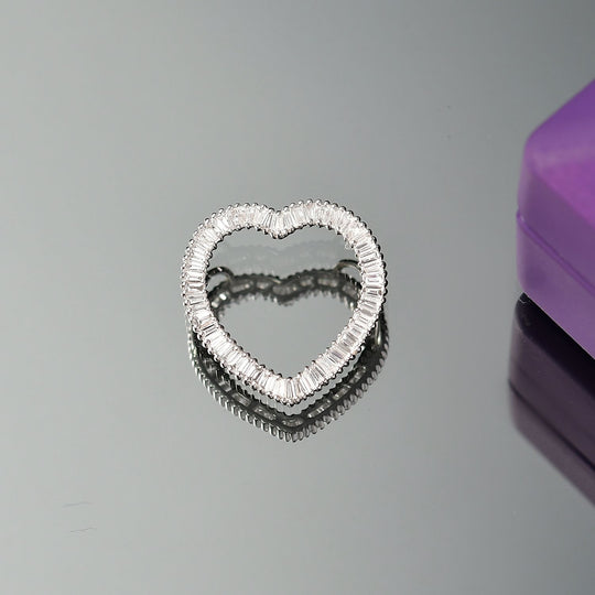 RHAPSODY IGI zertifizierter VS-EF Herz Diamant Anhänger in 950 Platin - 0,50 ct.
