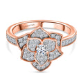 LUXURIANT DIAMOND - Lab Grown Diamant SI-GH Ring 925 Silber (Größe 17.00) ca. 0.50 ct