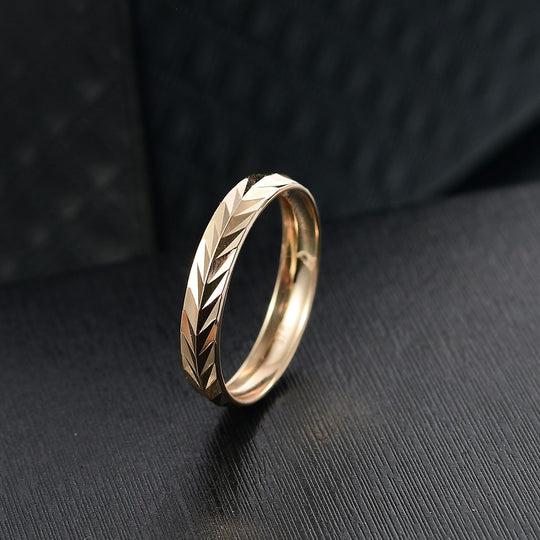 375 Gold Ring (Größe 19.00) ca. 1,16g