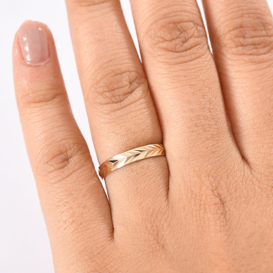 375 Gold Ring (Größe 19.00) ca. 1,16g