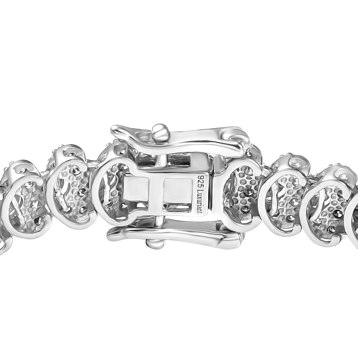 LUXURIANT DIAMOND - Lab Grown Diamant SI-GH SGL zertifiziert Armband ca. 19 cm 925 Silber rhodiniert ca. 5.00 ct