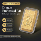 999er Goldfolie mit Drache, 200 mg