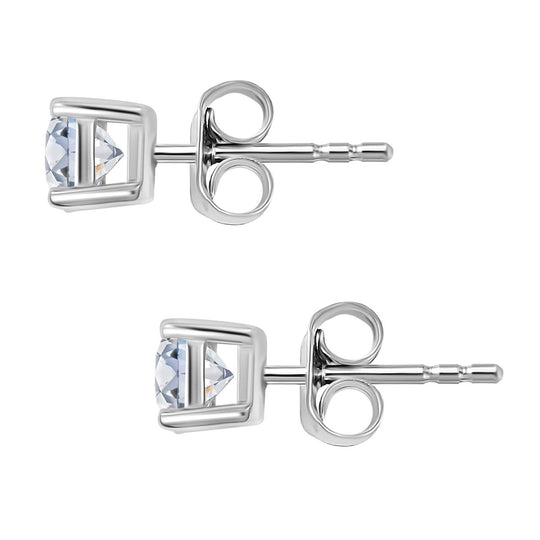 LUXURIANT DIAMOND - Lab Grown Diamant VS-GH SGL zertifiziert Ohrringe 925 Silber rhodiniert ca. 1,00 ct.