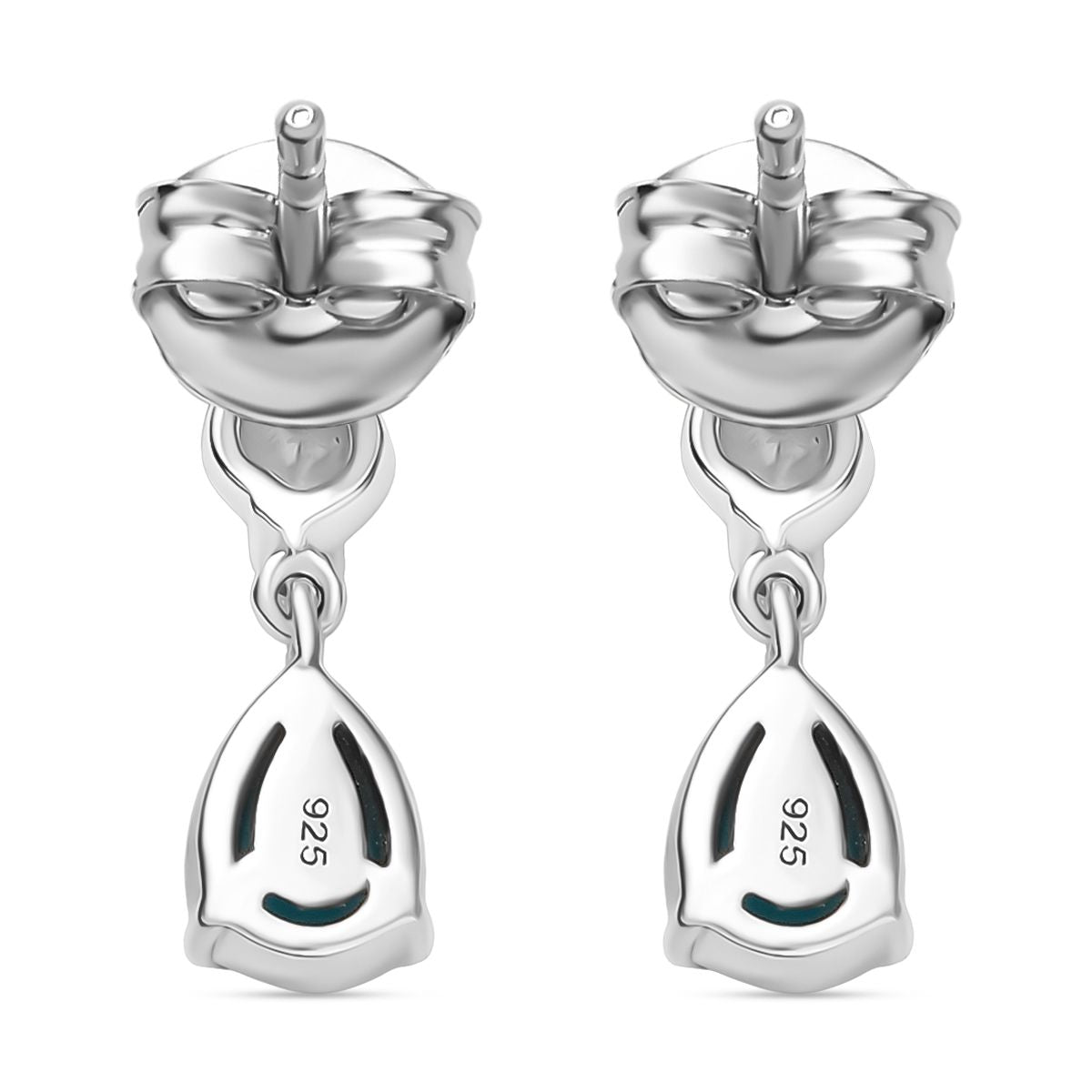 AA Sleeping Beauty Türkis, Neon Apatit Ohrringe 925 Silber rhodiniert ca. 0.86 ct